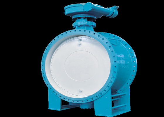 Double Eccentric Flanged Butterfly Valve For Metallurgy 1.0 Mpa Cast Iron