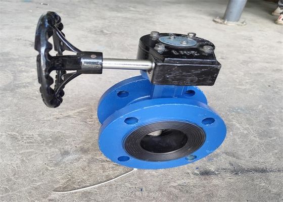 Ductile Iron Material 1.6mpa Butterfly Valve Flange Type Line Epdm Seat Water