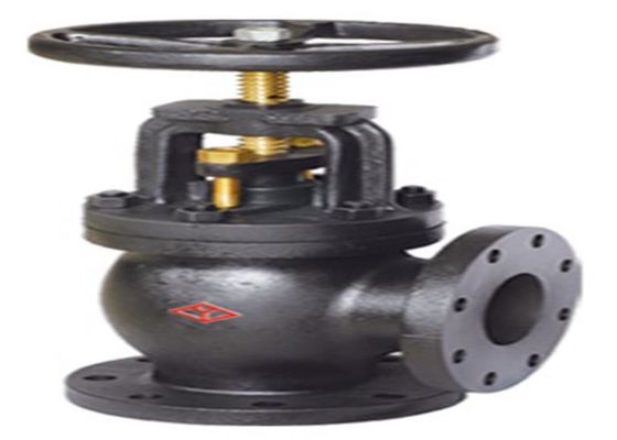 2Cr13 ANSI Stainless Steel Globe Valve , 125LB Angle Type Globe Valve