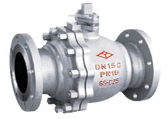 API Flange End Floating Ball Valve Cast Steel 1.6/2.5 Mpa Pressure