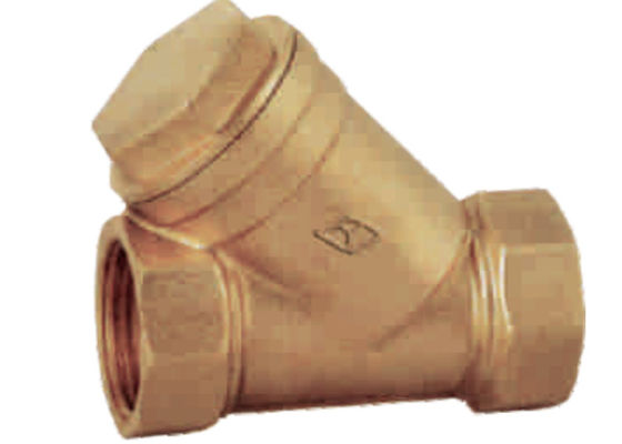 Brass 1.0/1.6 Mpa Y Strainer Valve For Water Oil Gas BSP Threaded Connection