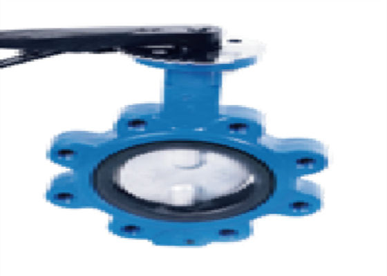 Split Shaft Lug Wafer Butterfly Valve 1.0/1.6 Mpa Cast Iron Pinless