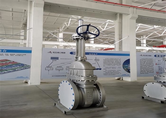 3 Inch Cast Steel Flanged Gate Valve Worm Gear Driven WCB Standard
