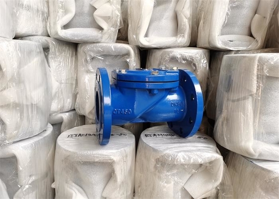 GB Anticorrosive Ductile Iron Check Valve , Rustproof Flange Type Check Valve